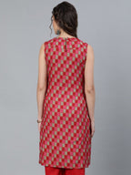 Aks Checked Maternity Kurta | Grocsy