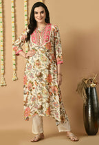 Joban Fashion White Maslin Kurta Set | Grocsy