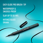 Lakme Eyeconic Pro Brush Liner Black | Grocsy
