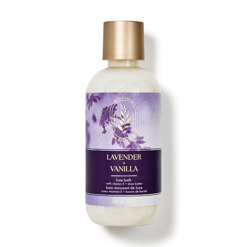 Bath & Body Works Lavender Vanilla Luxe Bath | Grocsy