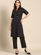 All About You Women Regular Pure Cotton Kurta with Trousers | Grocsy