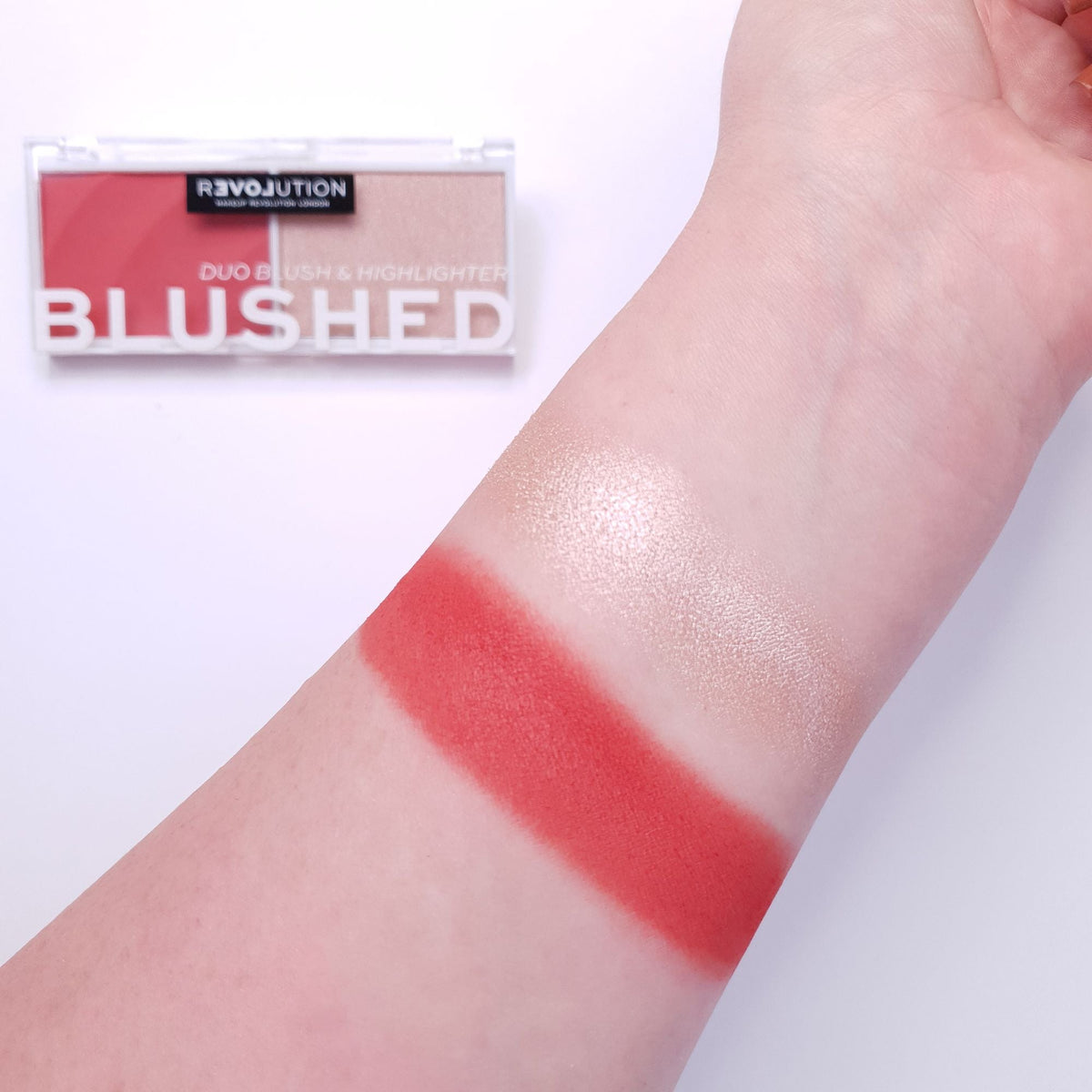 Revolution Relove Colour Play Blushed Duo Baby - Cute | Grocsy