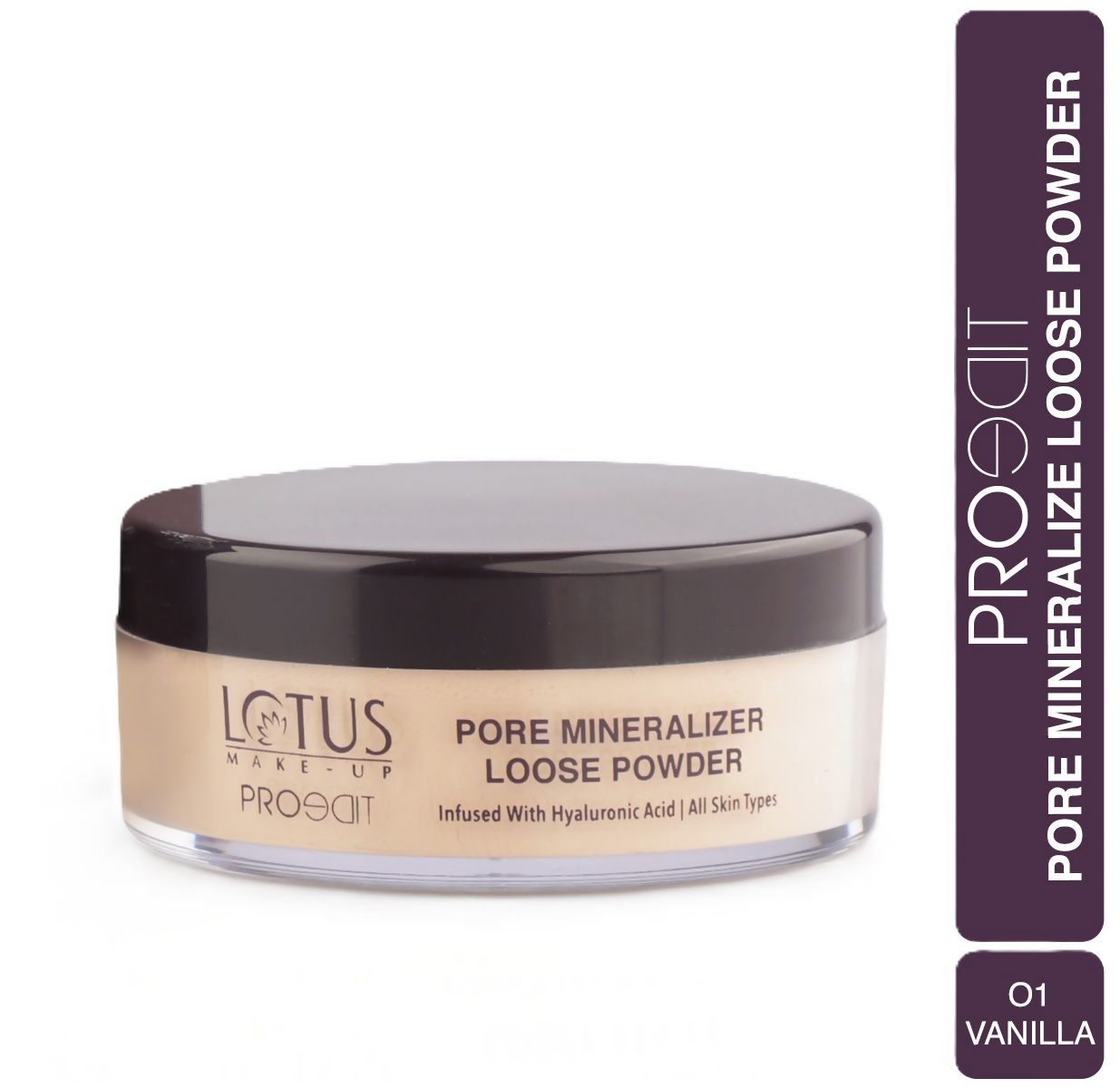 Lotus Make Up Proedit Pore Mineralize Loose Powder - 01 Vanilla | Grocsy
