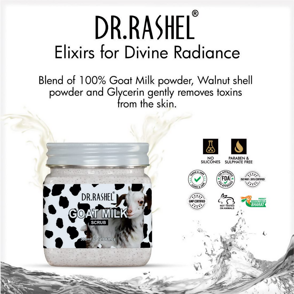 Dr.Rashel Goat Milk Scrub For Face And Body | Grocsy