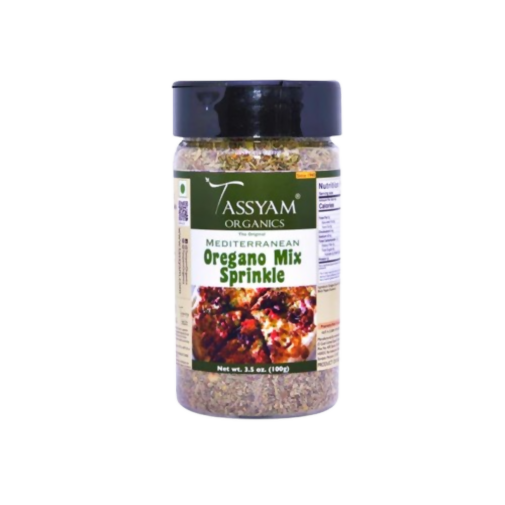 Tassyam Organics Oregano Mix Sprinkle Seasoning | Grocsy