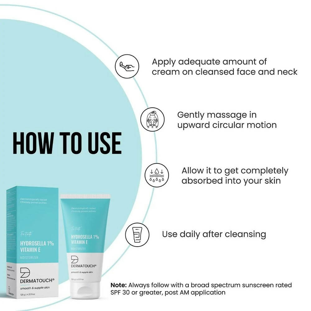 Dermatouch Hydrosella 1% & Vitamin E Moisturizer | Grocsy