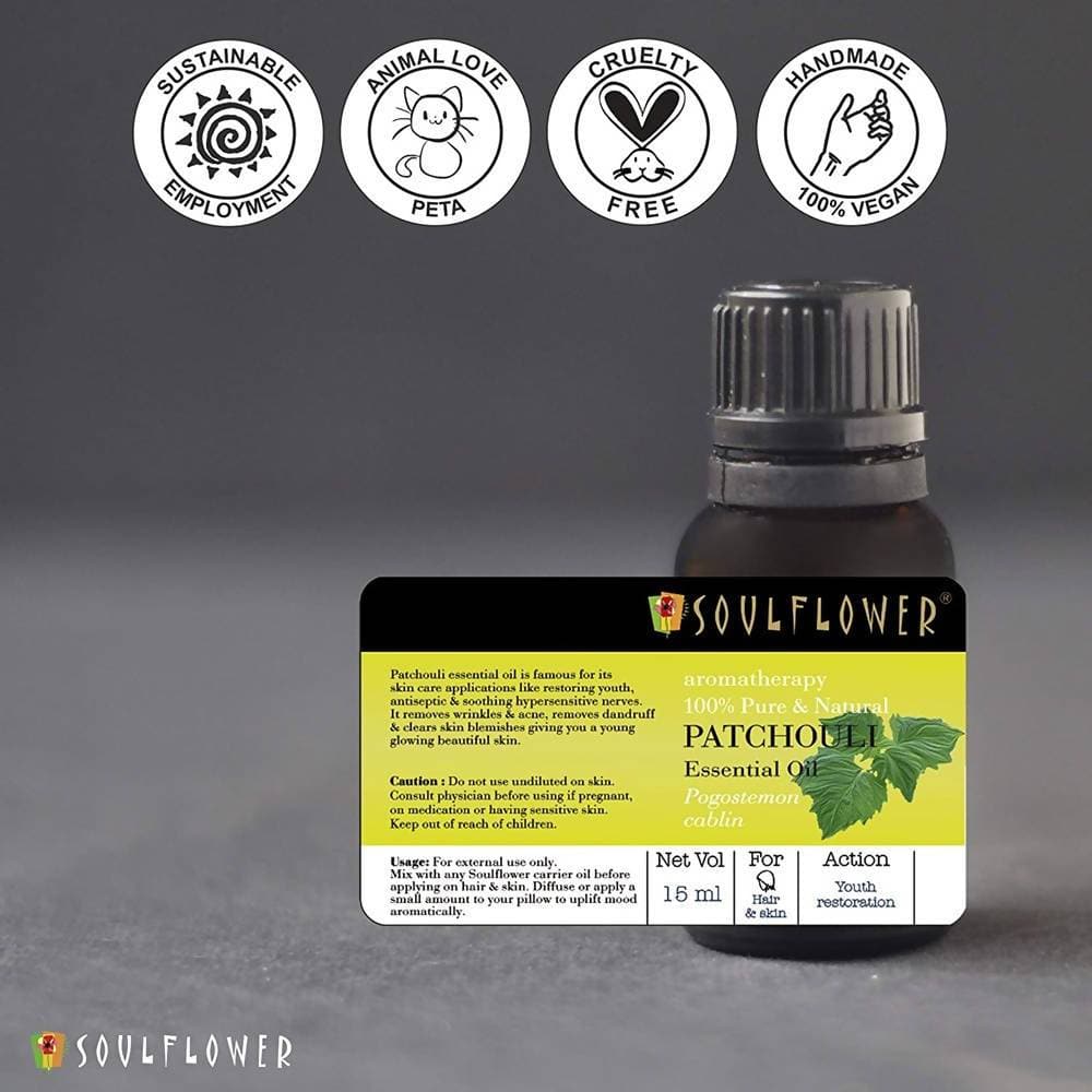 Soulflower Patchouli Essential Oil | Grocsy