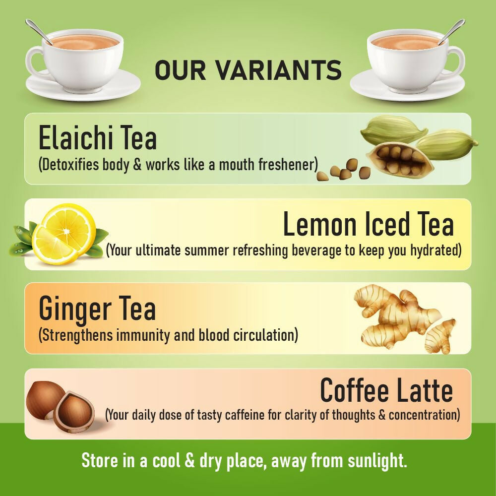 Naivedyam Elaichi Instant Tea Premix Powder Sachets | Grocsy