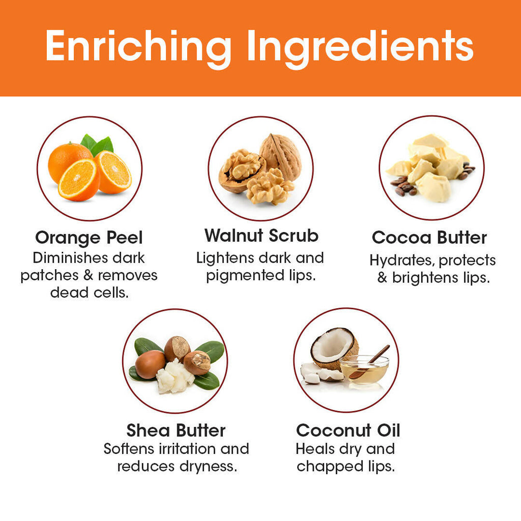 TAC - The Ayurveda Co. Vitamin C & E Lip Scrub | Grocsy