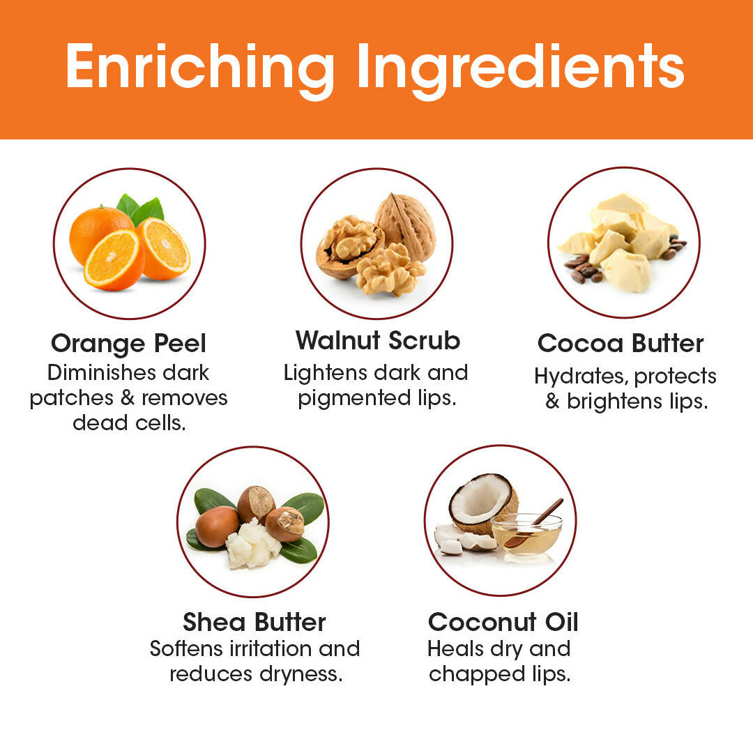 TAC - The Ayurveda Co. Vitamin C & E Lip Scrub | Grocsy