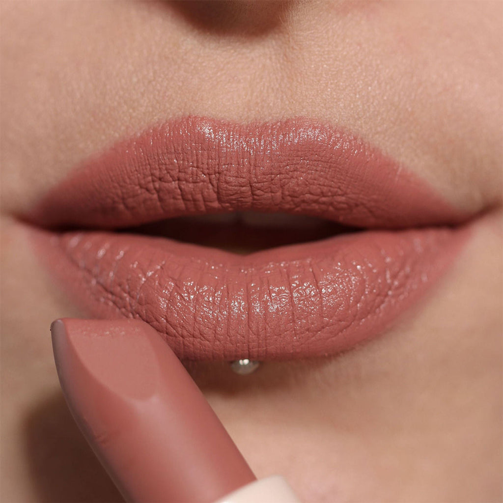 Makeup Revolution Lip Allure Soft Satin Lipstick - Wifey Dusky Pink | Grocsy