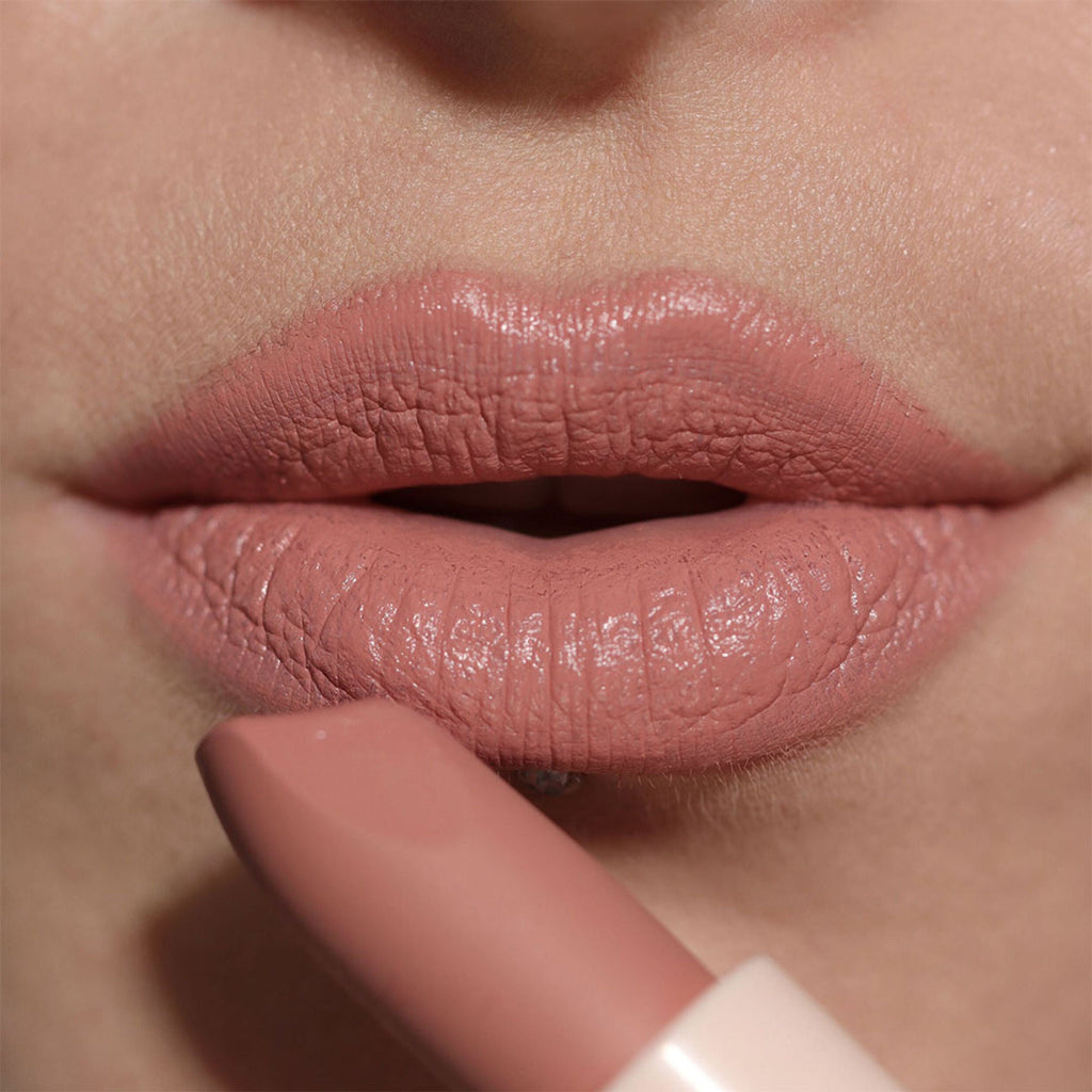 Makeup Revolution Lip Allure Soft Satin Lipstick - Brunch Pink Nude | Grocsy
