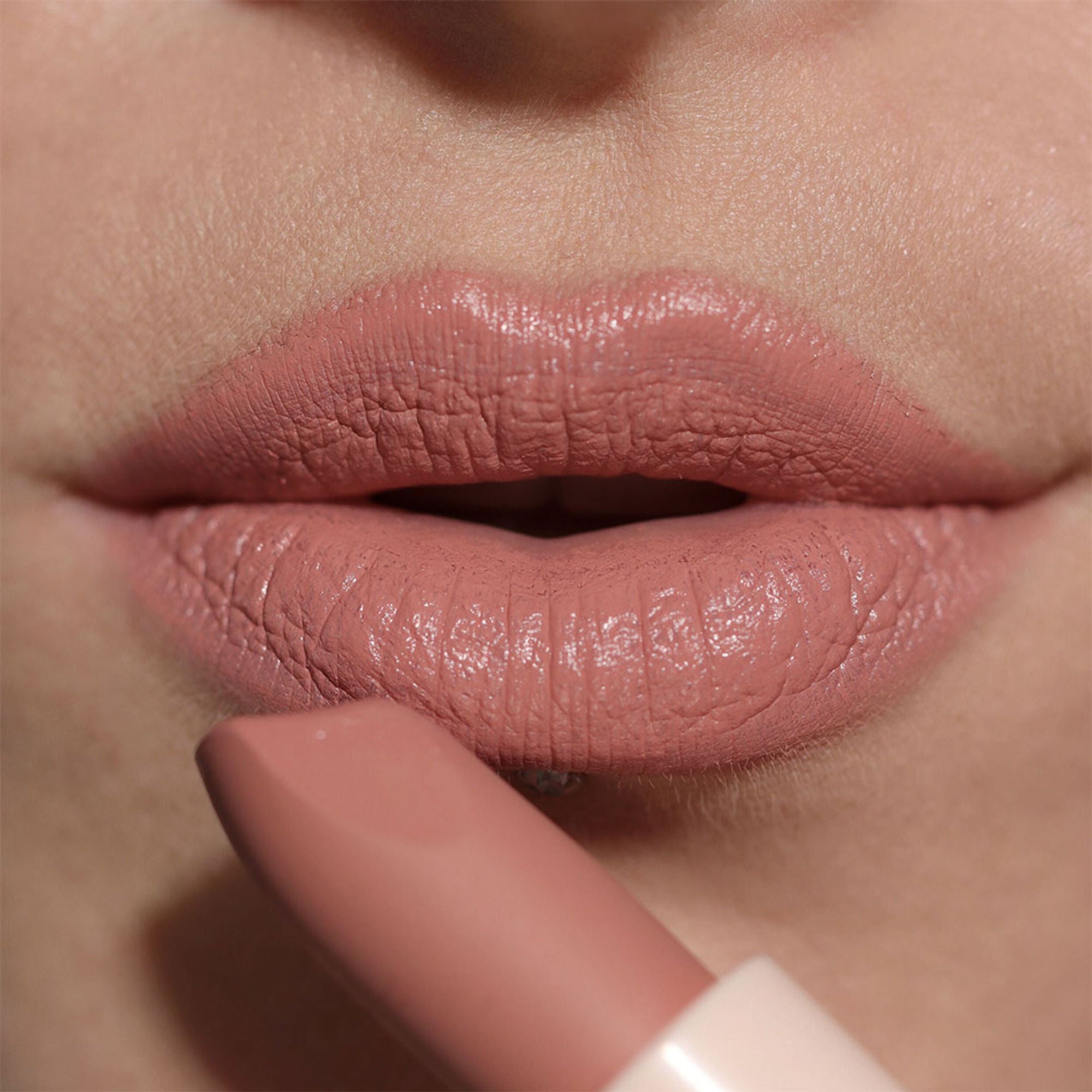 Makeup Revolution Lip Allure Soft Satin Lipstick - Brunch Pink Nude | Grocsy