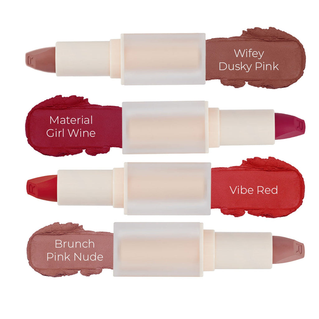 Makeup Revolution Lip Allure Soft Satin Lipstick - Brunch Pink Nude | Grocsy