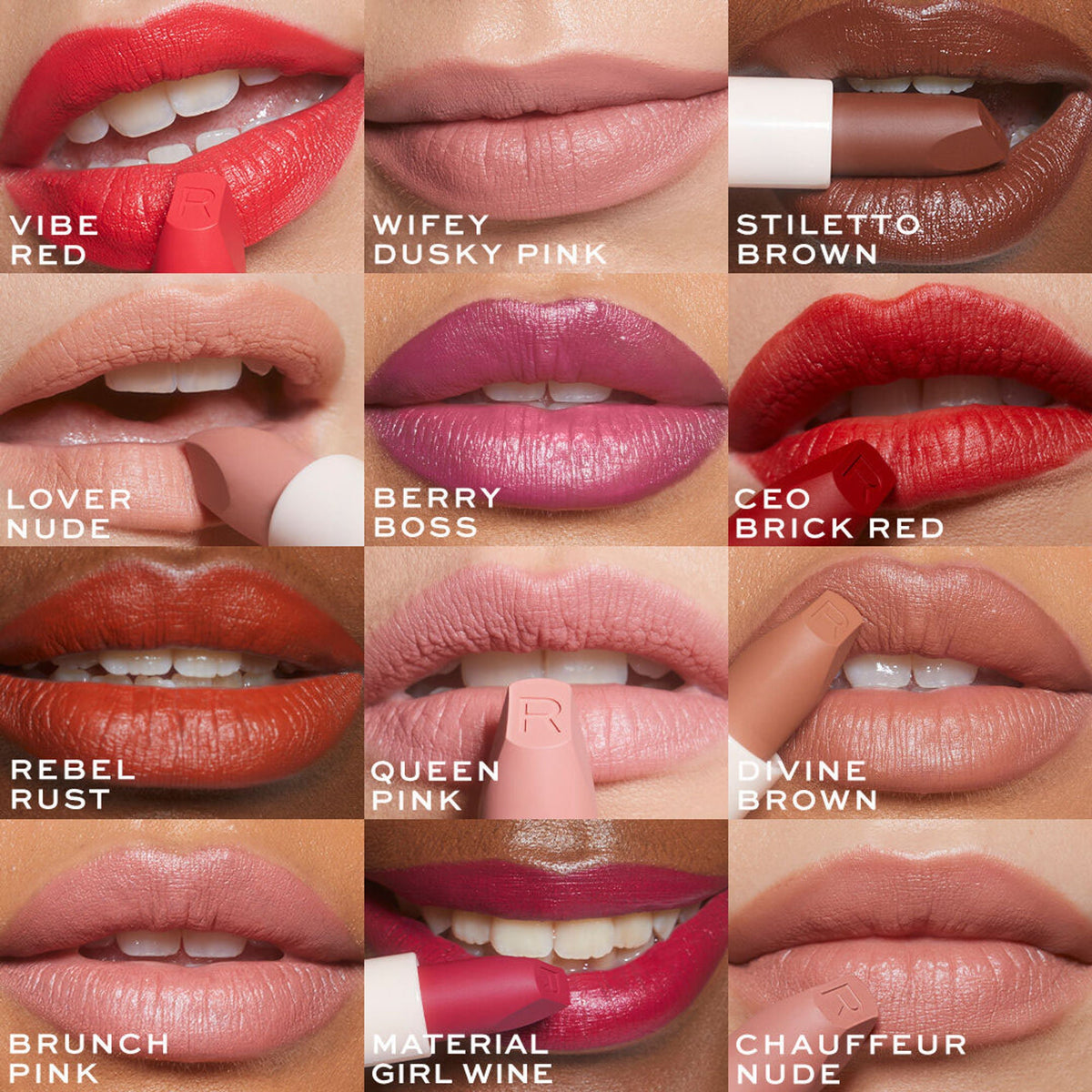 Makeup Revolution Lip Allure Soft Satin Lipstick - Brunch Pink Nude | Grocsy