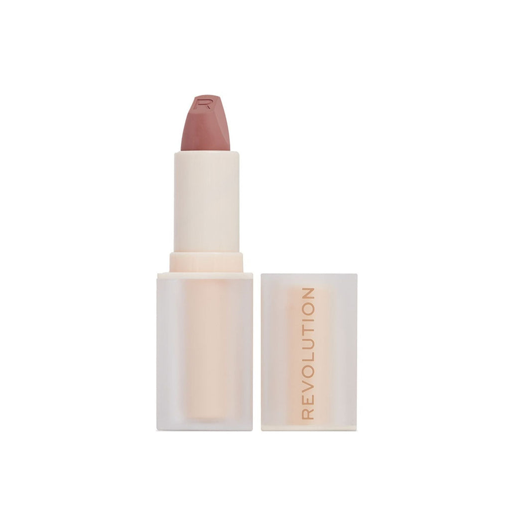 Makeup Revolution Lip Allure Soft Satin Lipstick - Brunch Pink Nude | Grocsy