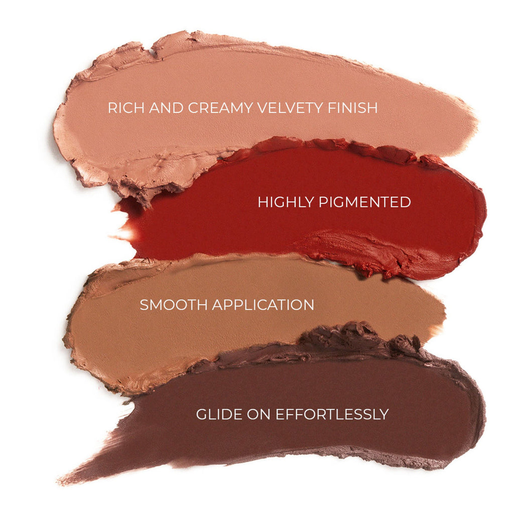 Makeup Revolution Lip Allure Soft Satin Lipstick - Vibe Red | Grocsy