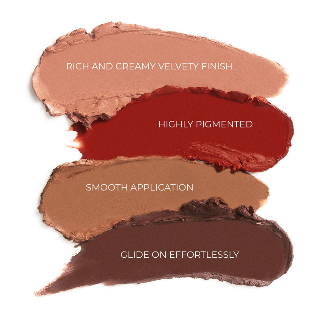 Makeup Revolution Lip Allure Soft Satin Lipstick - Divine Brown | Grocsy