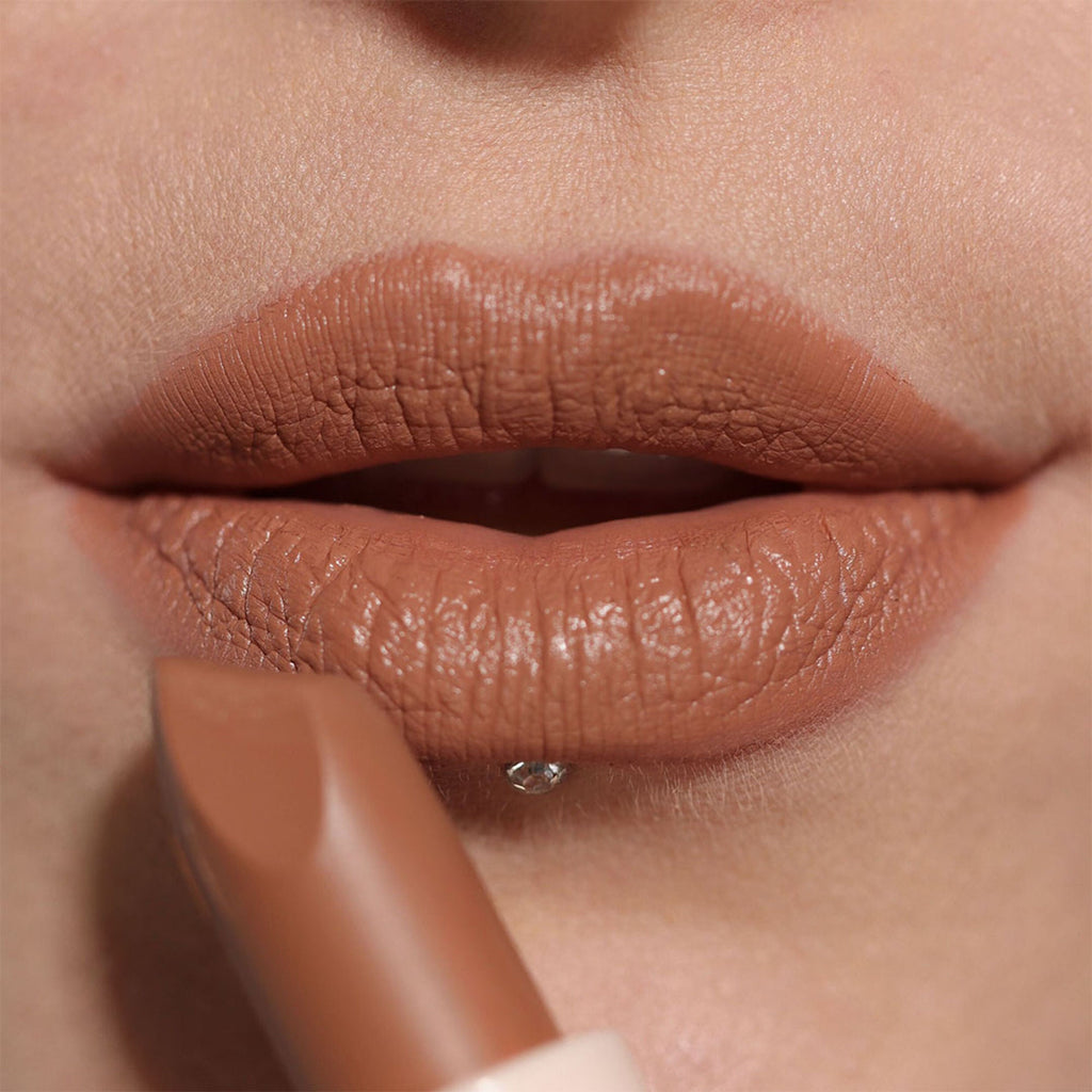 Makeup Revolution Lip Allure Soft Satin Lipstick - Divine Brown | Grocsy