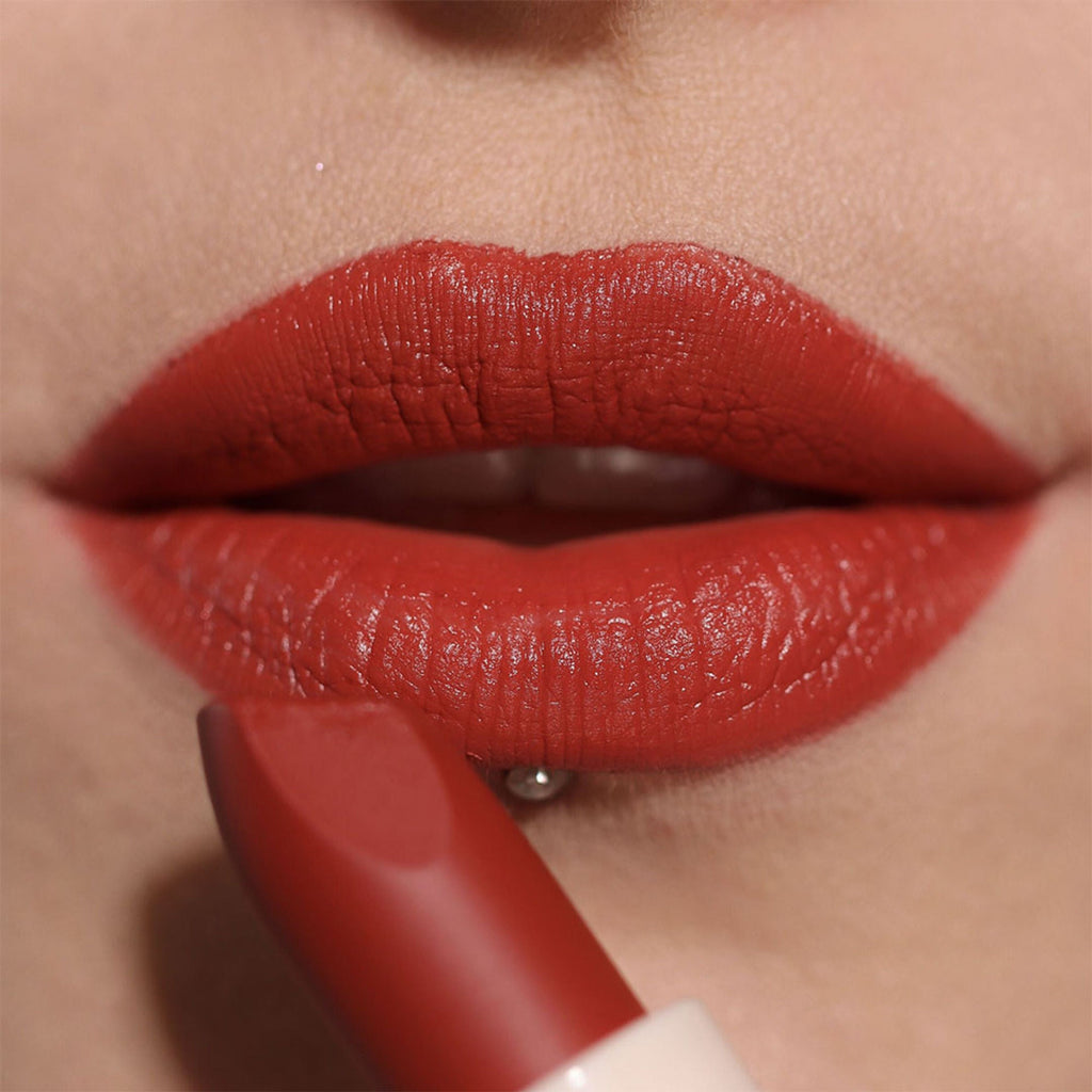 Makeup Revolution Lip Allure Soft Satin Lipstick - Ceo Brick Red | Grocsy