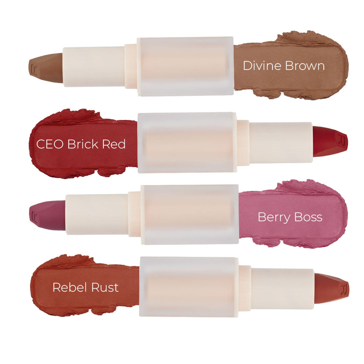Makeup Revolution Lip Allure Soft Satin Lipstick - Rebel Rust | Grocsy