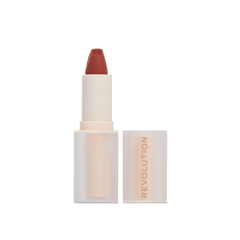 Makeup Revolution Lip Allure Soft Satin Lipstick - Rebel Rust | Grocsy