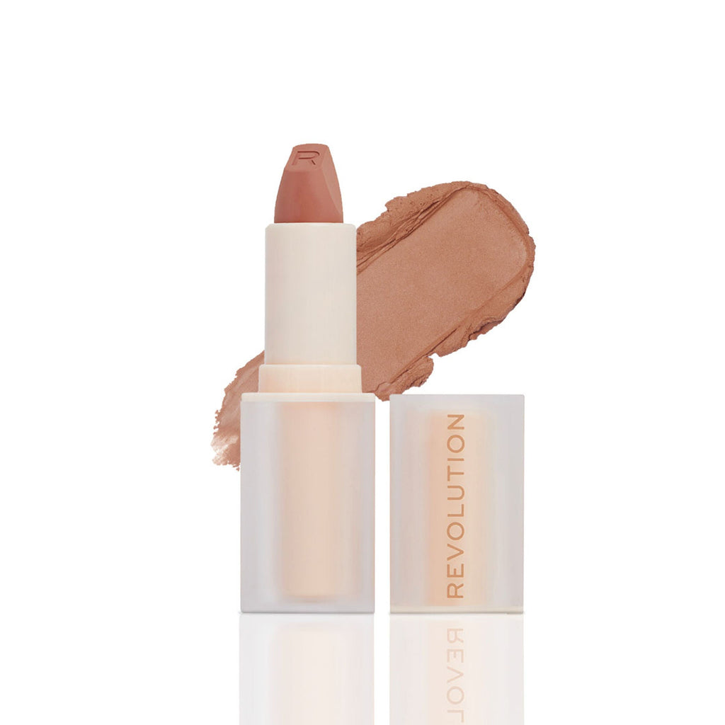 Makeup Revolution Lip Allure Soft Satin Lipstick - Chauffeur Nude | Grocsy