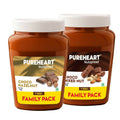 Pureheart Nut Spread Combo of Choco Hazelnut and Choco Mixed Nut | Grocsy