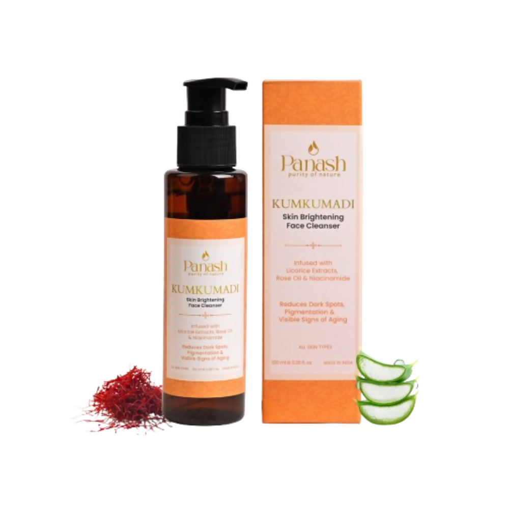Panash Kumkumadi Skin Brightening Face Cleanser | Grocsy