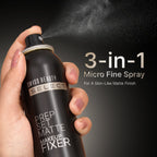 Swiss Beauty Select Prep Set Matte 3 In 1 Micro Finish Spray Enriched With Hyaluronic Acid and Vitamin E | Grocsy