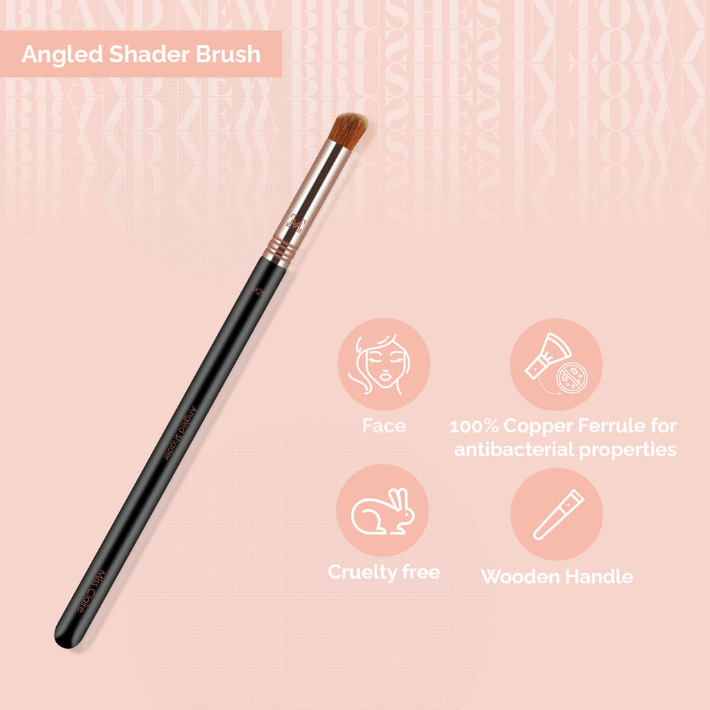 Miss Claire M29 - Angled Shader Brush - Rose Gold | Grocsy