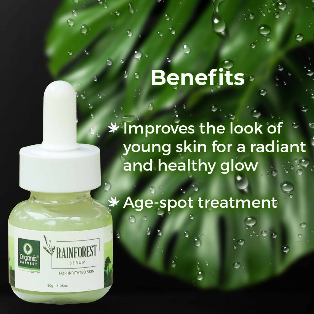 Organic Harvest Rainforest Serum For Irritated Skin | Grocsy