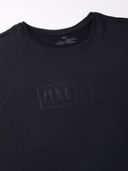 MKH Typography Printed Extended Sleeves Dri-FIT Relaxed Fit T-shirt | Grocsy