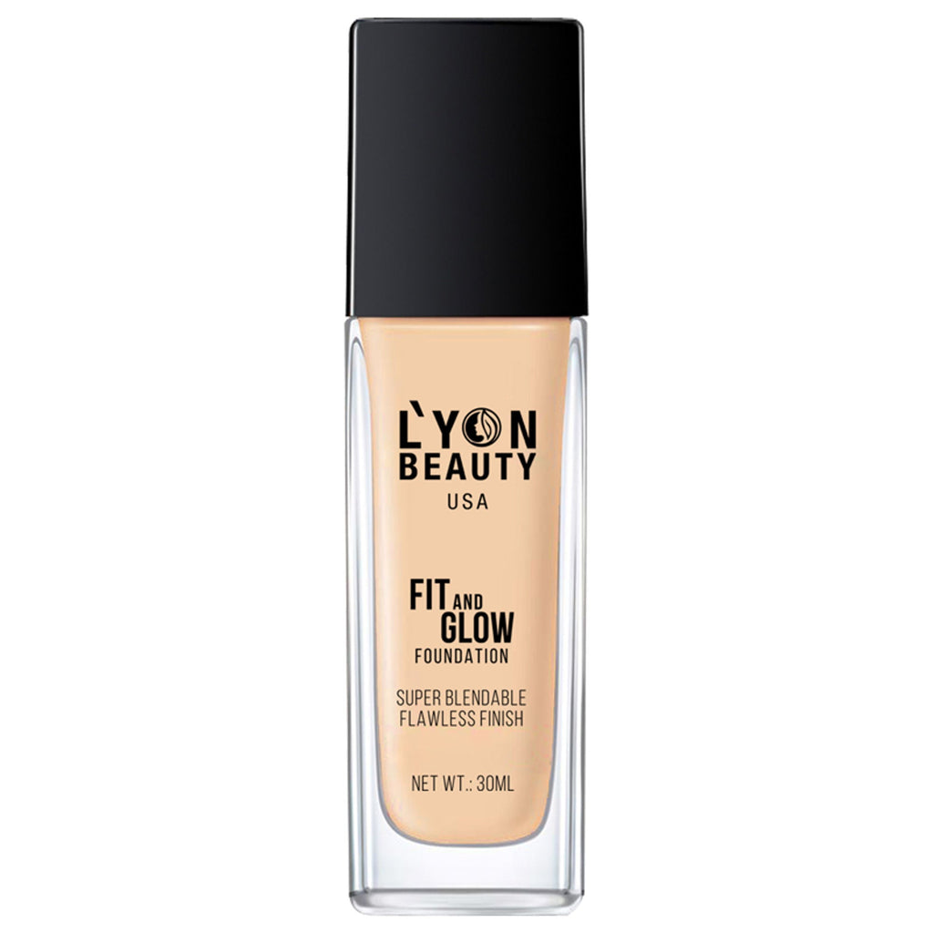 Lyon Beauty Fit & Glow Foundation - Ivory Rose 01 | Grocsy