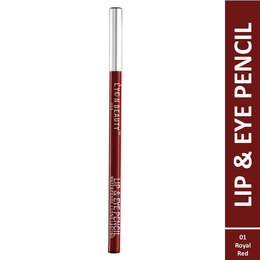 Lyon Beauty Lip & Eye Pencil - Royal Red 01 | Grocsy