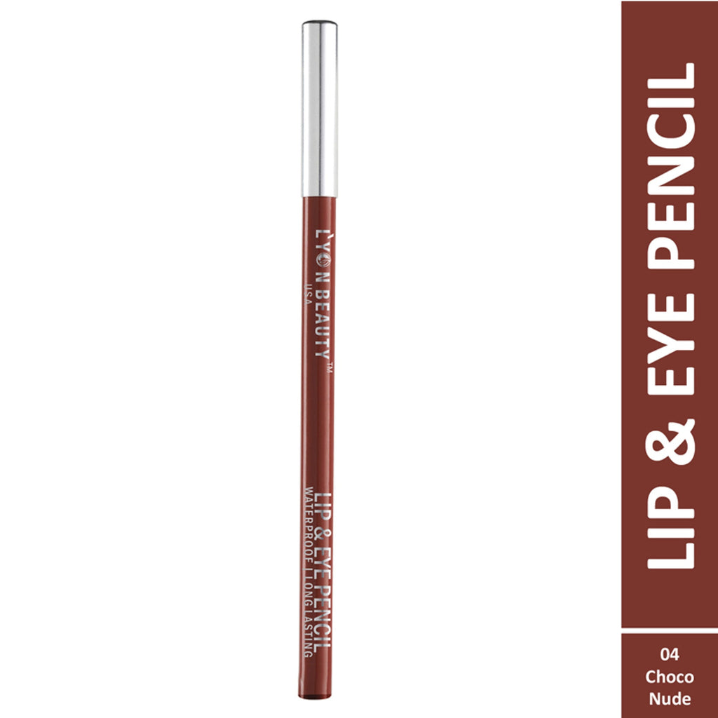 Lyon Beauty Lip & Eye Pencil - Choco Nude 04 | Grocsy