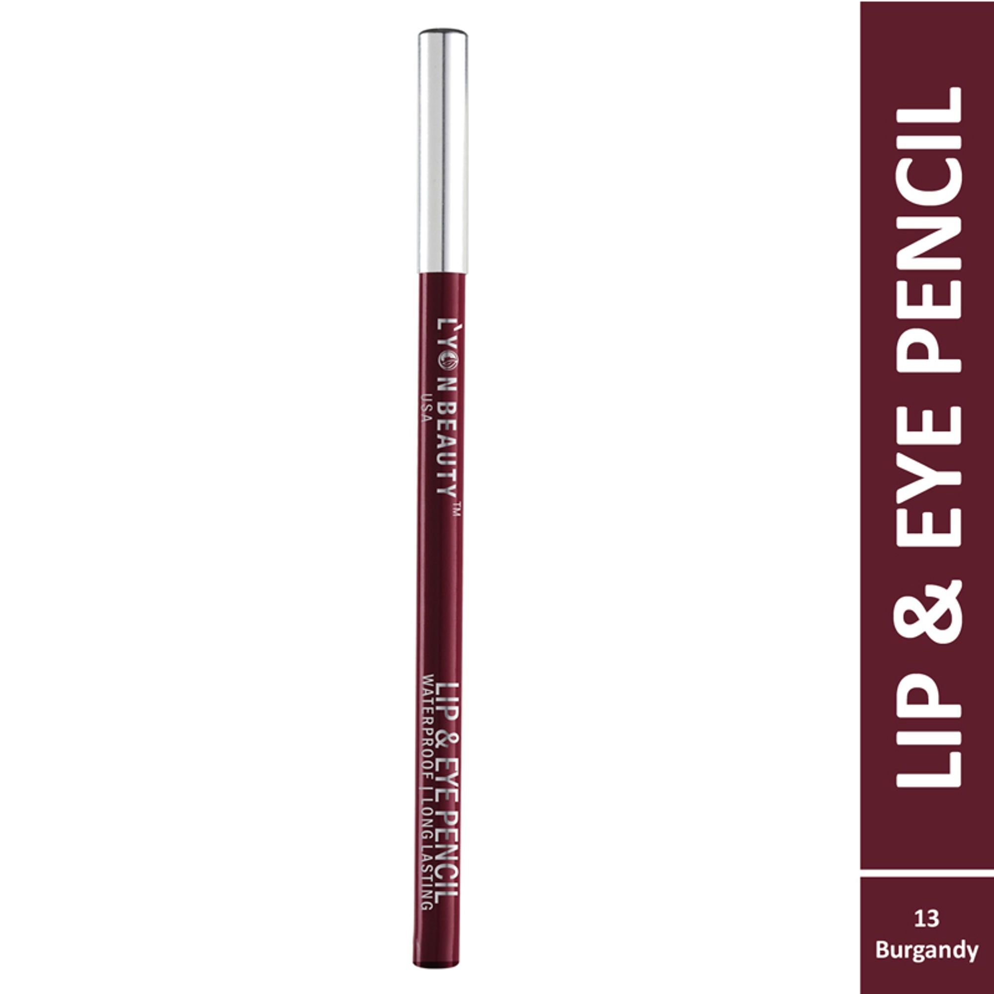Lyon Beauty Lip & Eye Pencil - Burgandy 13 | Grocsy