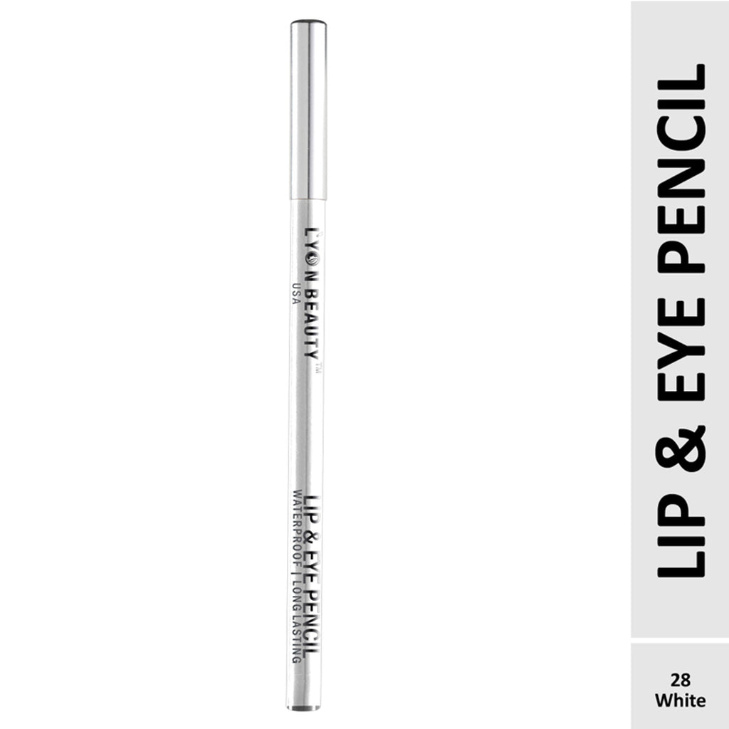 Lyon Beauty Lip & Eye Pencil - White 28 | Grocsy