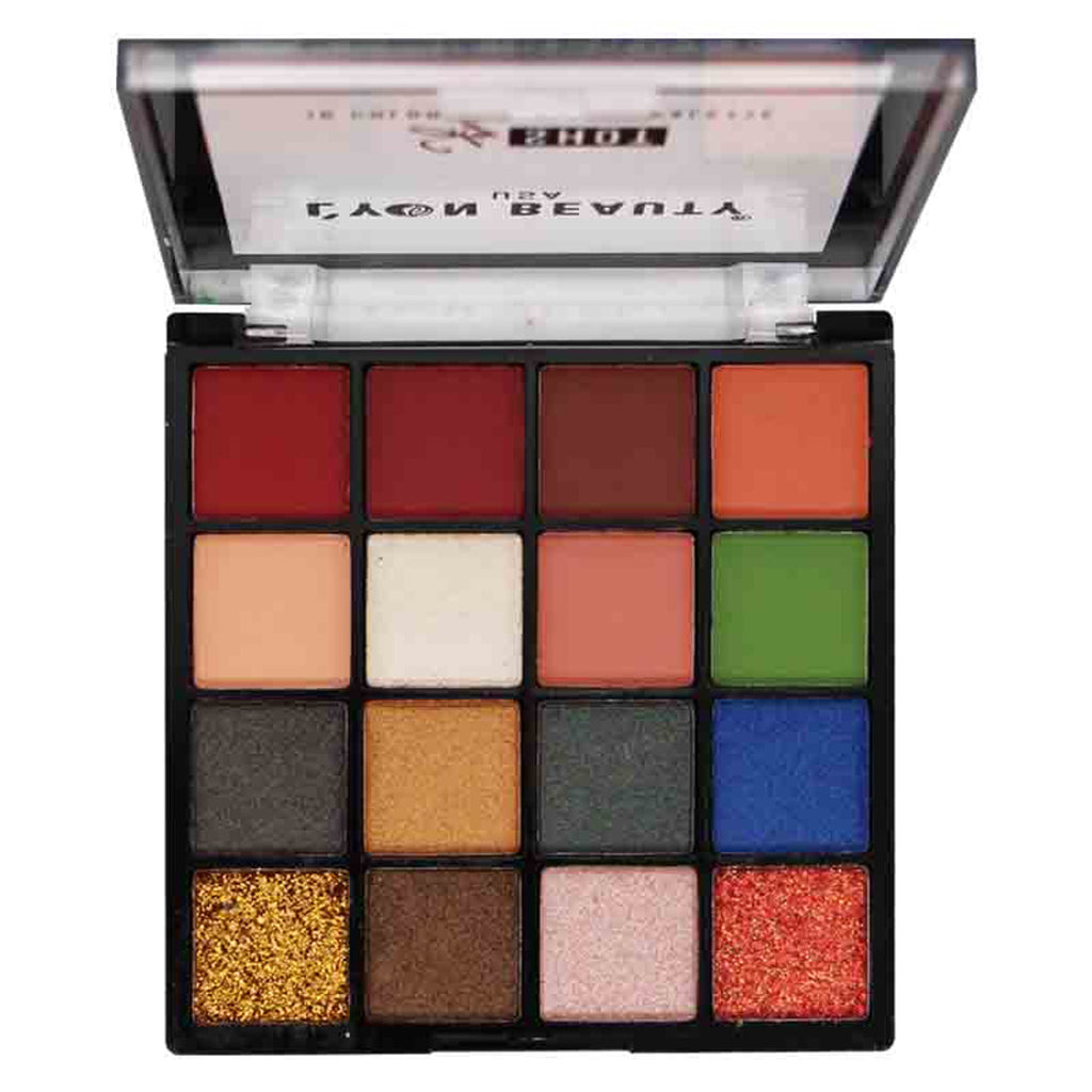 Lyon Beauty Sky Shot 16 Color Eyeshadow Palette - Multi-Color 01 | Grocsy