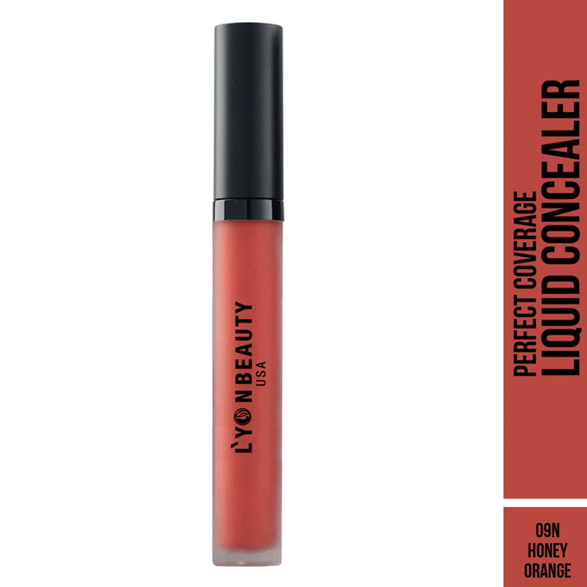 Lyon Beauty Perfect Coverage Liquid Concealer - Honey Orange 09 | Grocsy