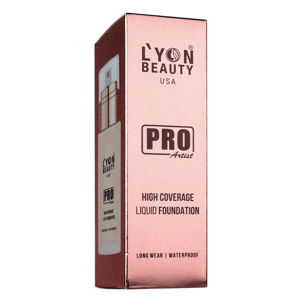 Lyon Beauty Pro Artist High Coverage Foundation - Natural Beige 03 | Grocsy
