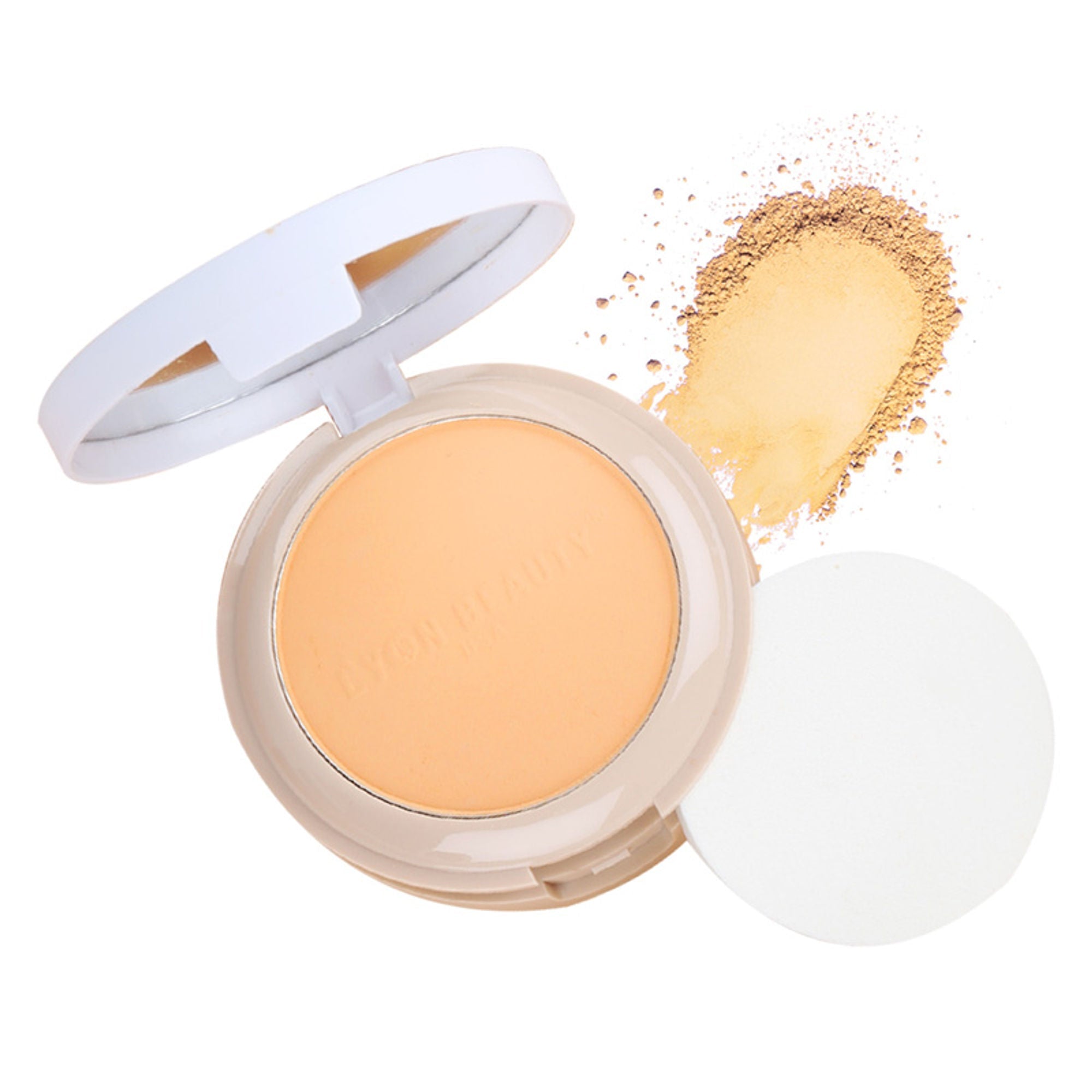 Lyon Beauty Coverlight Compact Powder - Natural Beige 04 | Grocsy