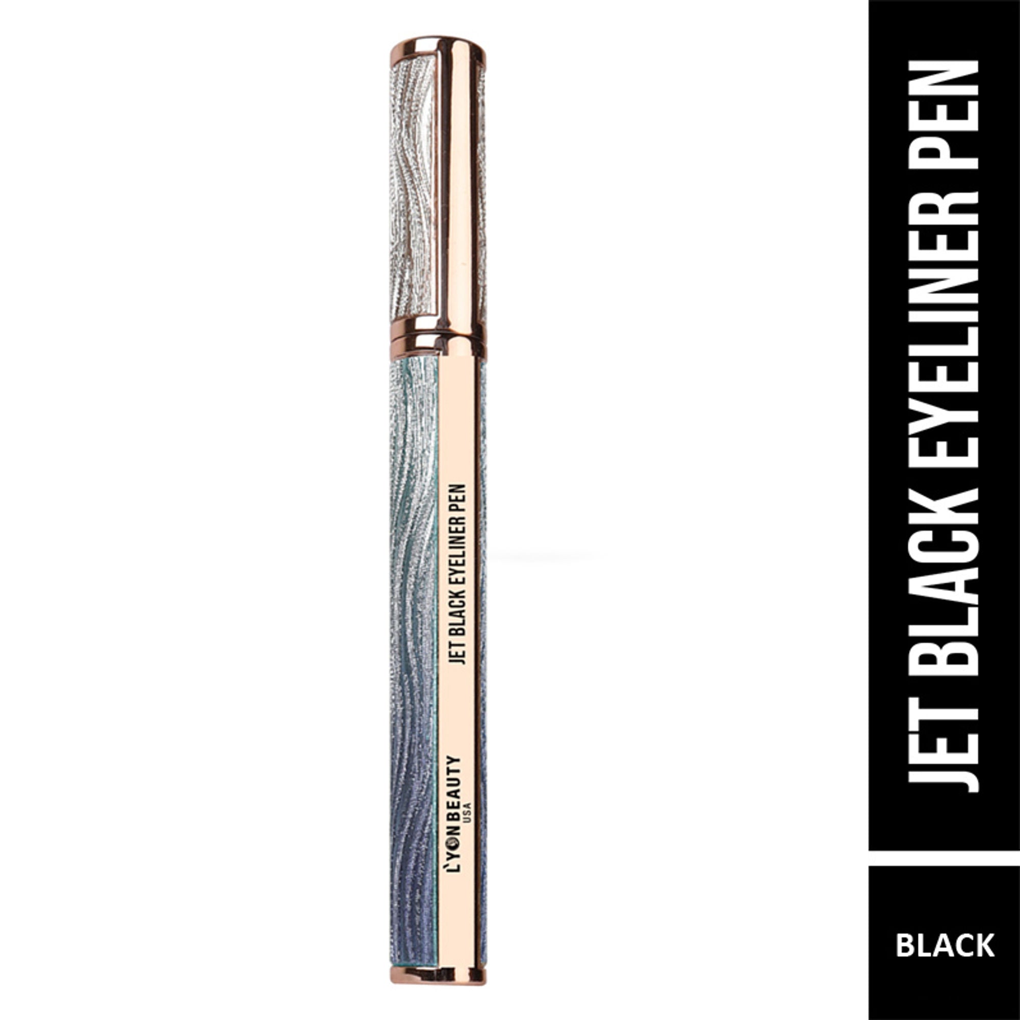Lyon Beauty Jet Black Eyeliner Pen - B | Grocsy