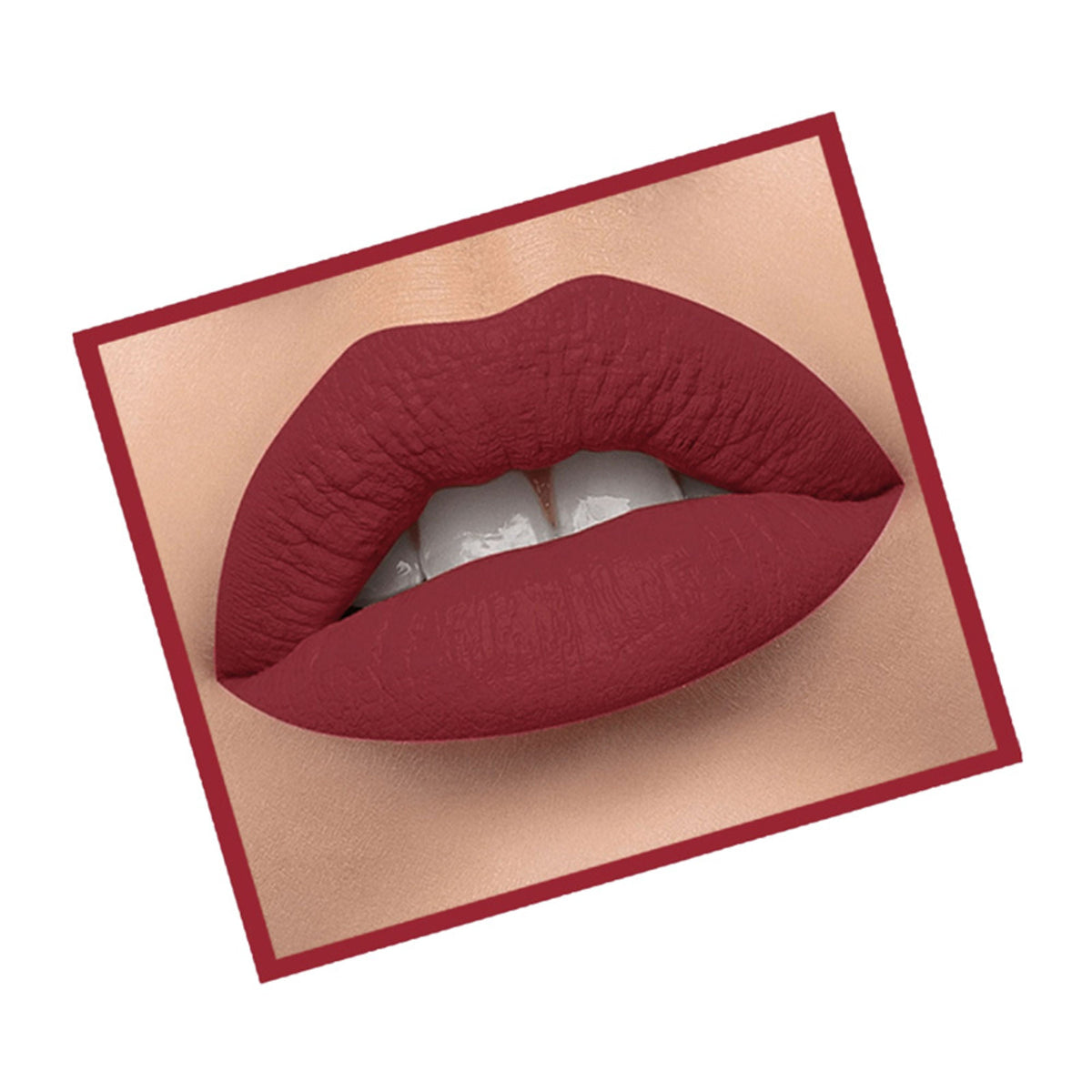 Lyon Beauty Lip Luster Non Transfer Matte Lipstick - Indian Red 09 | Grocsy