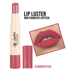 Lyon Beauty Lip Luster Non Transfer Matte Lipstick - Warm Peach 10 | Grocsy