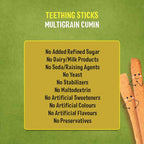 Timios Multigrain Cumin Teething Sticks For Toddlers | Grocsy