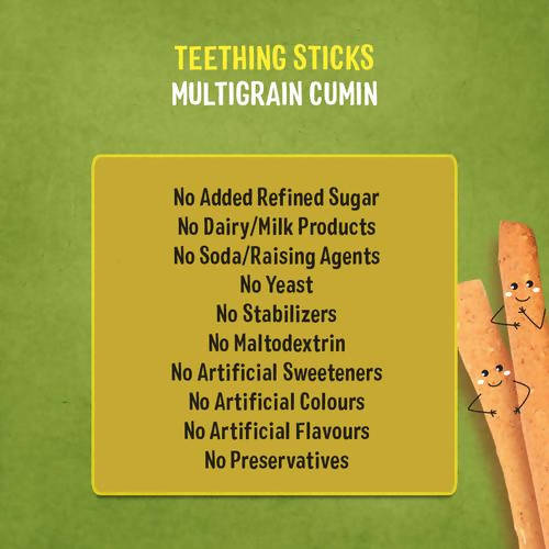 Timios Multigrain Cumin Teething Sticks For Toddlers | Grocsy