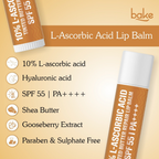 Bake 10% L-Ascorbic Acid Tinted Butter Brightening Lip Balm SPF 55 PA++++ | Grocsy