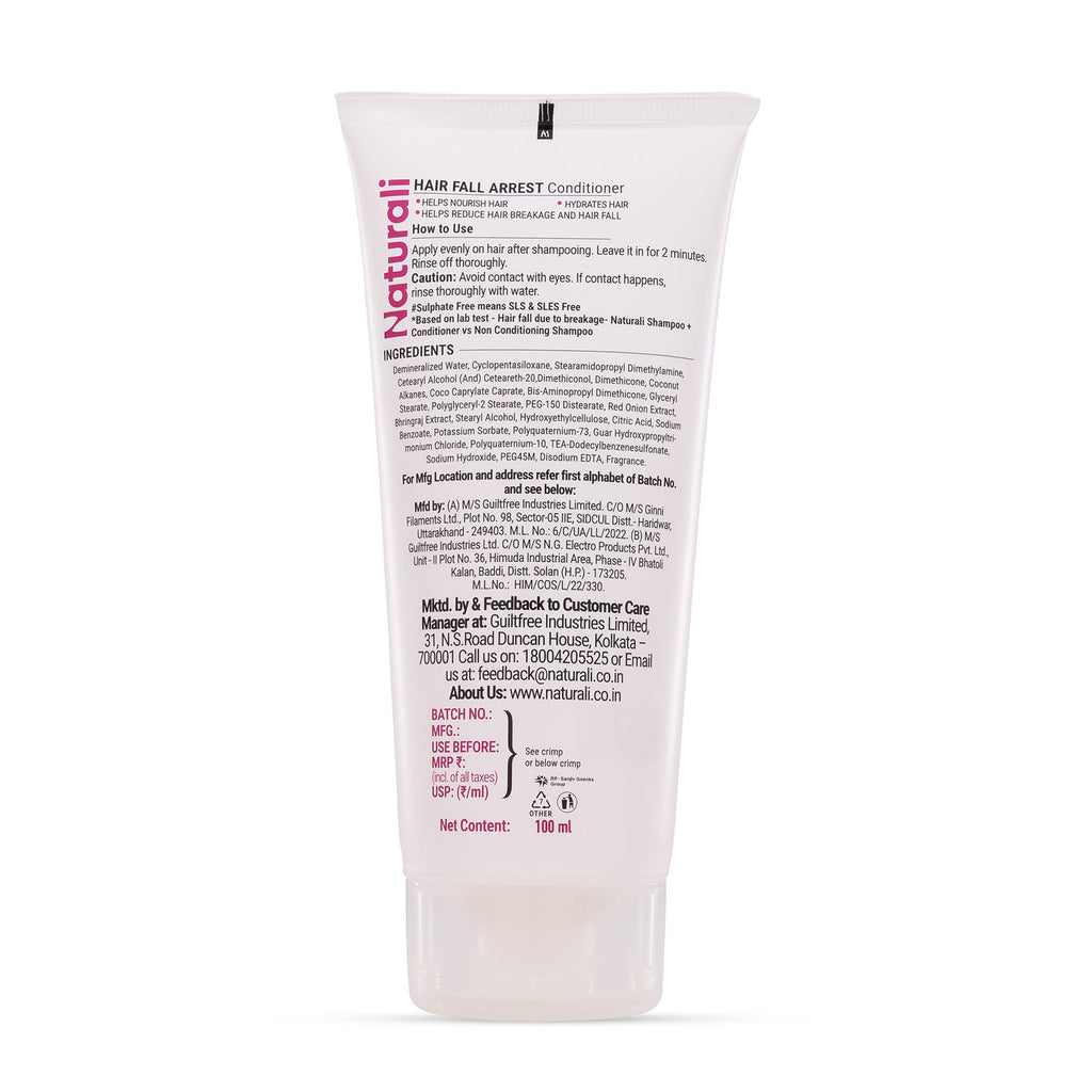 Naturali Hairfall Arrest Conditioner | Grocsy