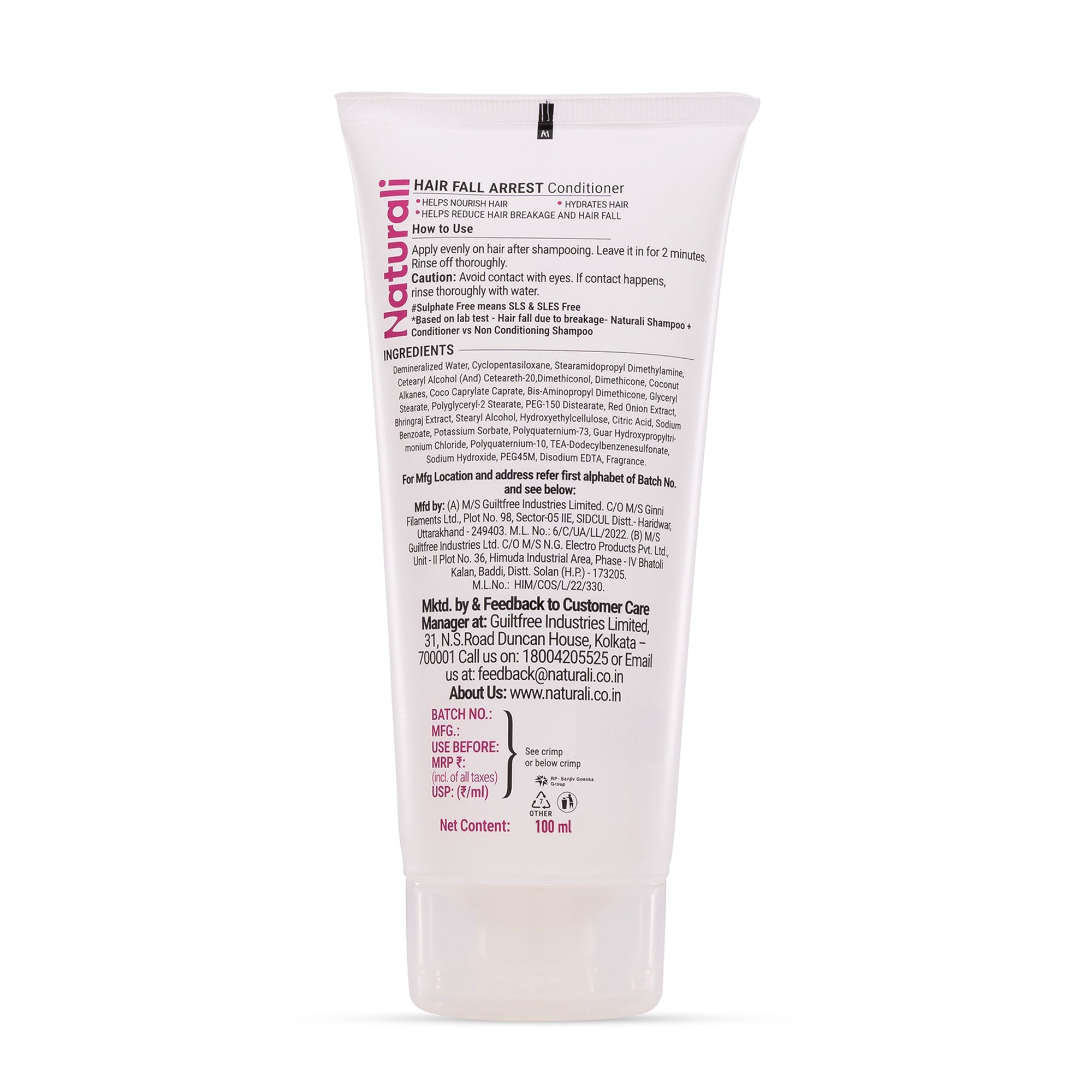 Naturali Hairfall Arrest Conditioner | Grocsy